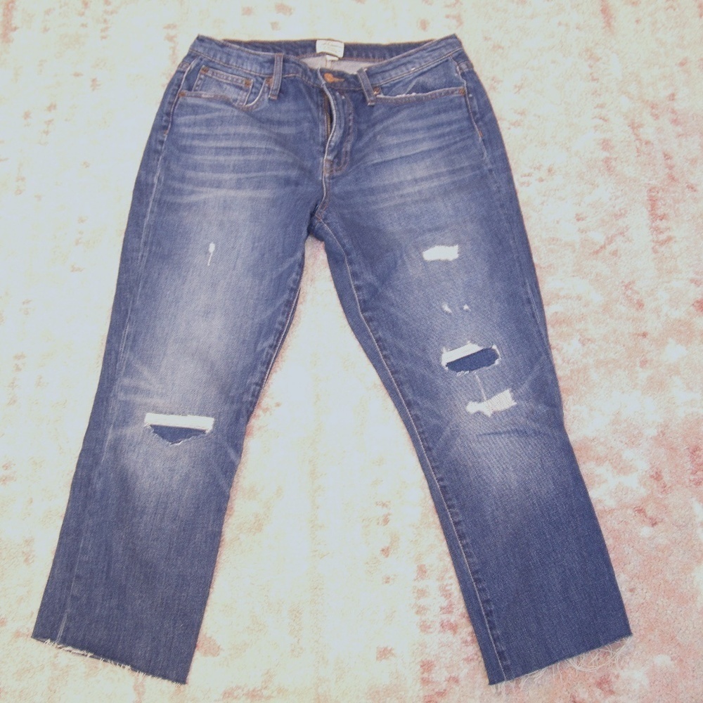 J. Crew Slim Broken in Boyfriend Jeans